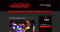 Desktop Screenshot of itsdonsvoice.com